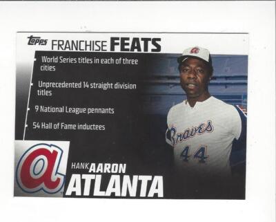 2019 Topps Baseball Franchise Feats Insert Singles - You Choose