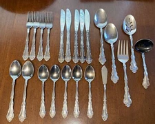 International ABIGAIL Stainless Taiwan Glossy Silverware Flatware & Serving Set