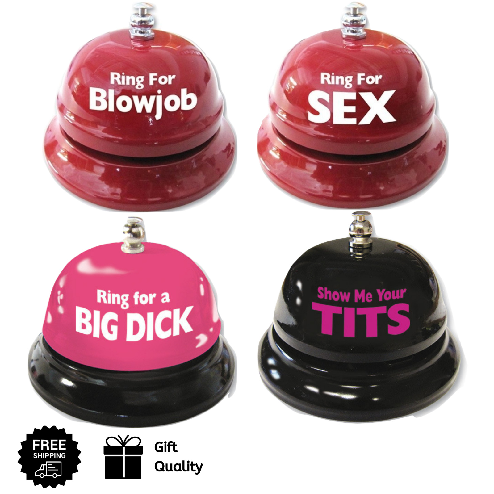 Table Bell Ring For Big Dick, BlowJob, Sex Gag Gift Office Gift Adult Novelty