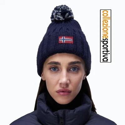 CAPPELLO BERRETTO DONNA NAPAPIJRI SEMIURY W3 NP0A4GKCN1761 col. blu