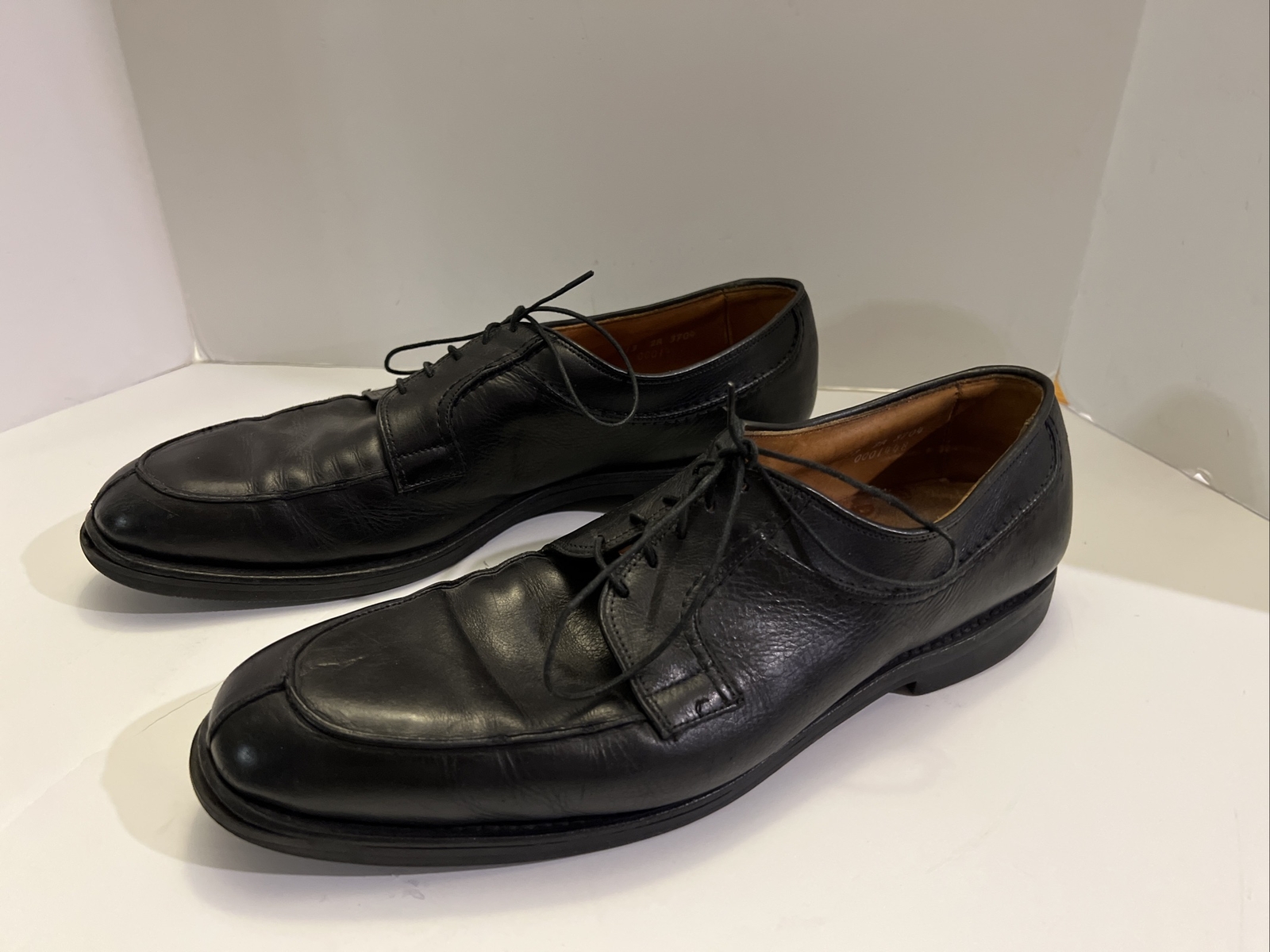 SAOLA Scarpe eleganti Allen Edmonds Stockbridge da uomo US 13 2A in pelle nera