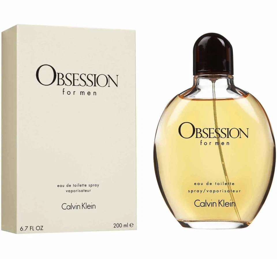 Perfume Masculino Obsession Calvin Klein 2.5 / 4.0 / 6.8 Oz Eau De Toilette  - Imagem 2 de 2