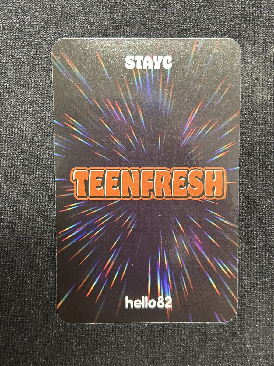 STAYC J TEENFRESH PHOTOCARD HELLO82 EXCLUSIVE US SELLER | eBay