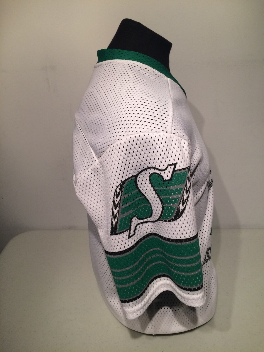 Vintage 1990s 1980s Saskatchewan Roughriders Mesh CFL