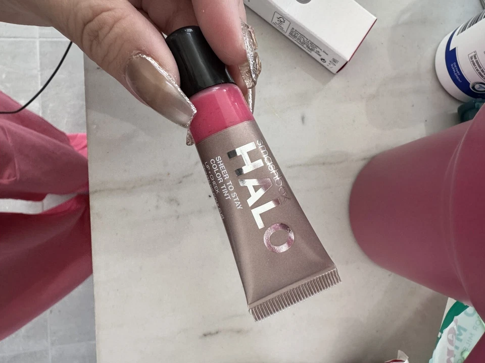 Smashbox Halo Sheer To Stay Color Tint Lip + Cheek BLUSH 🔥 - Image 3 of 3