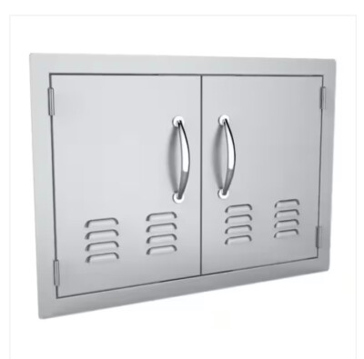SUNSTONE-  Stainless Steel Access BBQ Island Kitchen BBQ Door Drawers Outdoor