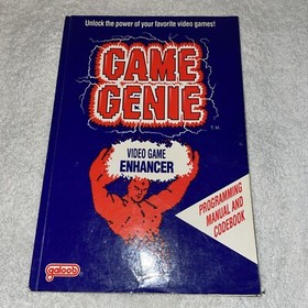 NES Game Genie with Programming Manual / Code Book! Nintendo Galoob
