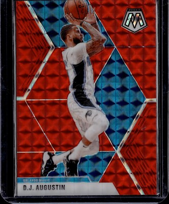 2019-20 Panini Mosaic DJ AUGUSTIN Red Prizm #32 Orlando Magic