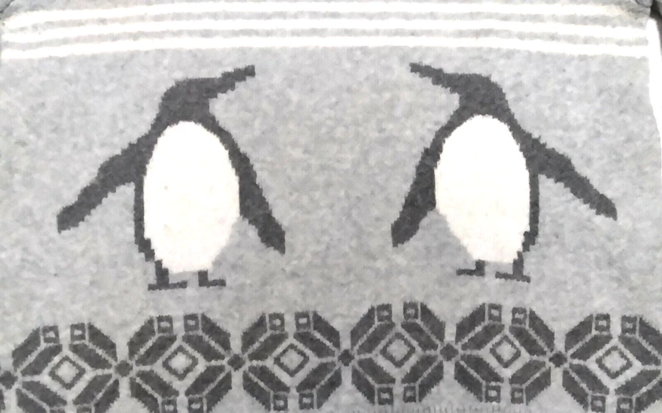 Suéter grande Bass para mujer gris pingüino EE. UU. pesado suave ¡Bonito usado en excelente estado! Foto 4 de 4