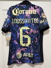 Jonathan Dos Santos #6 Men’s MEDIUM Nike Club America Third Authentic Jersey