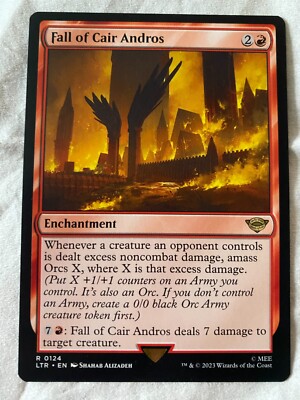 MTG Tales of Middle-Earth LOTR FALL OF CAIR ANDROS Card #124 NM