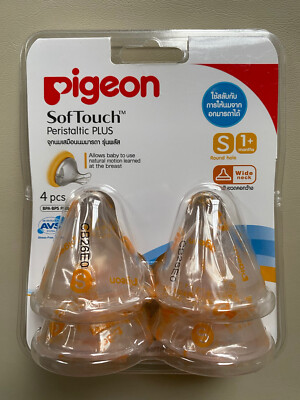 Pigeon Soft Touch peristaltic plus baby use, size S or L,Wide Neck