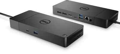 Dell WD19S-130W Docking Station Wired USB 3.2 Gen 2 (3.1 Gen 2) Type-C - Black