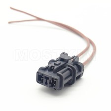 2-Pin Radiator Cooling Fan Connector Pigtail Fit For Honda CR-V 1997-2006