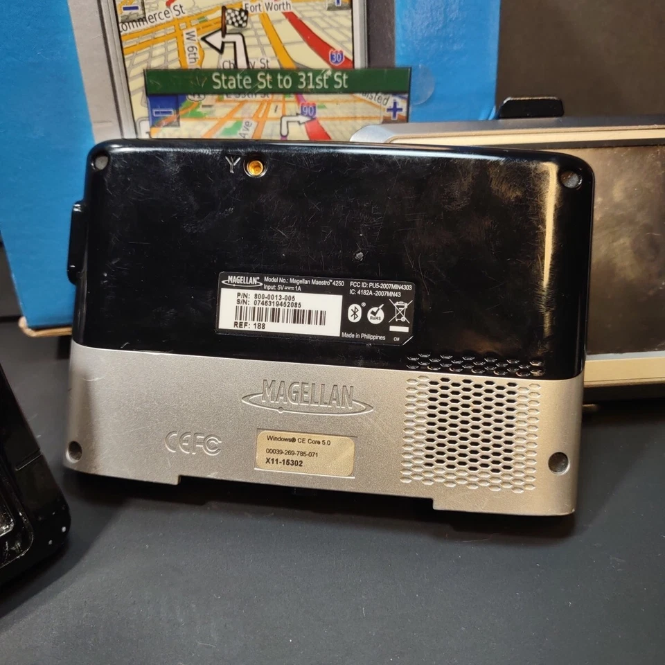 Magellan Maestro 4250 Black Gramin Nuvi 205/260 Lot 3x Gps Working - Image 4 of 4