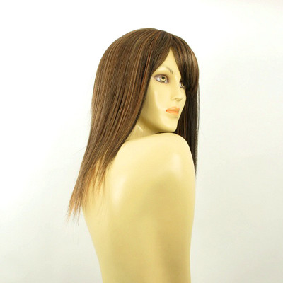 Perruque Synthétique Femme Raphaella 627C - Longueur 50cm Couleur Chocolat Méché Cuivré - Neuve Avec étiquettes