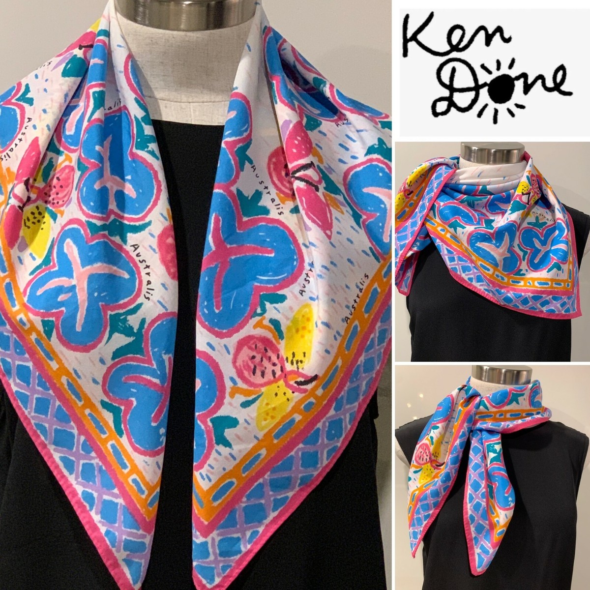 Ken Done ケン・ドーン シルクスクリーン ボールオブフラワー Ken Done ケン・ドーン シルクスクリーン ボールオブフラワー