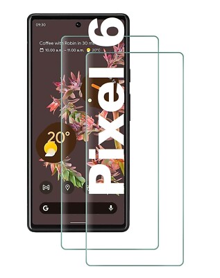 2x  Google Pixel 6 Panzerfolie Schutzglas Echt Hart 9H Displayschutz Verbundglas