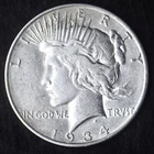 1934-D Peace Silver Dollar $1- COINGIANTS -