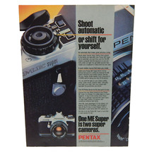 PENTAX ME SUPER 1982 ADVERTISING