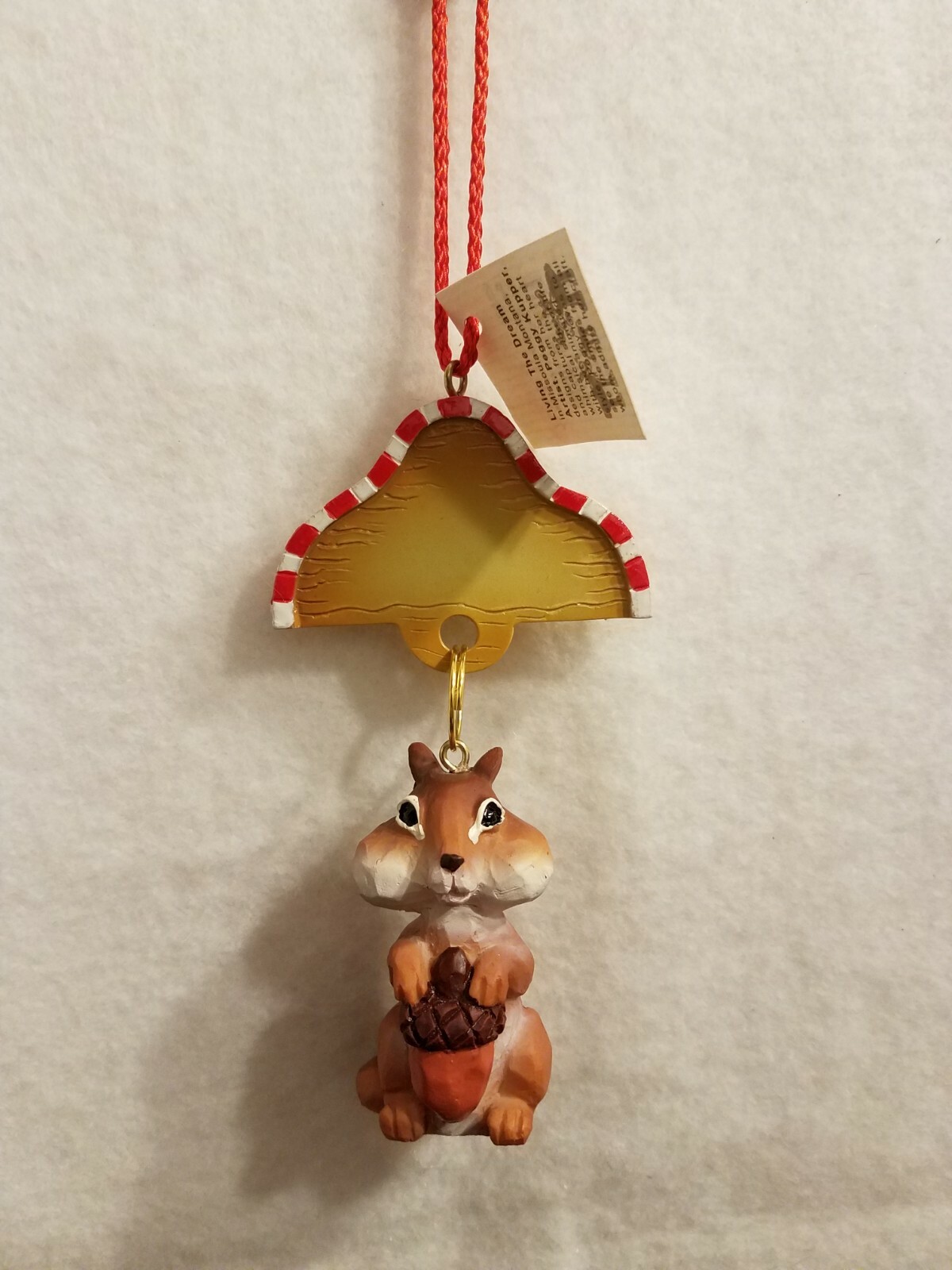 MOTHER MOOSE "CHIP CHIPMUNK ORNAMENT"~NEW~FREE PERSONALIZATION