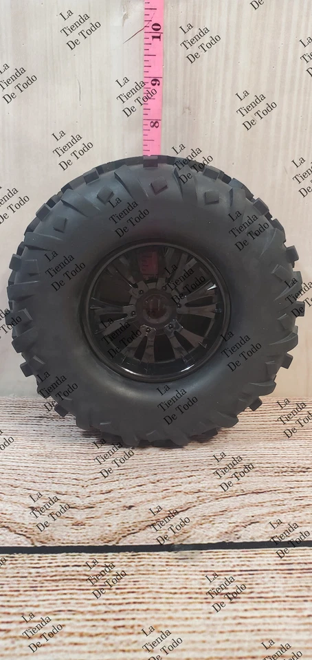 2pc RC Buggy 170mm, 6.9" /Día. Rubber Tires Tire 17mm Hexagon for 1/8 read - Image 2 of 4