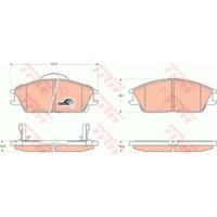 Trw BremsbeläGe GDB3331 BremsklöTze FüR Hyundai Getz Tb
