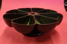 VINTAGE  PROGRESSIVE SHOE MACHY CO.  Cast Iron Rotating Cobblers Nail Cup Holder