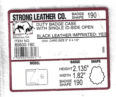 シール Strong Leather Shield-ID New Jersey Seal Embossed Wallet #85600