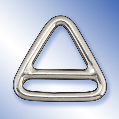 Triangel mit Steg Ø 5 mmm Ø 6 mm A4 Edelstahl stainless steel AISI 316 Rostfrei