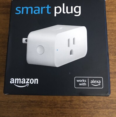 AMAZON SMART PLUG 3 PRONG 1 OUTLET - MODEL # C2YY37 - WHITE - NEW, SEALED