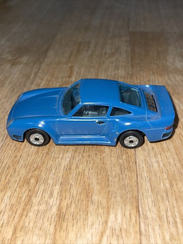 burago porsch 911 1/43 blue car collectible - Picture 3 of 5