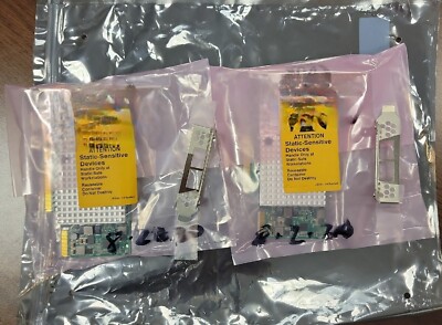 New with free shipping. 2 Solarflare S7120 10Gbe PCI-e Card
