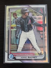 2024 Bowman Chrome Prospect Refractor Adriel Radney BDC-136