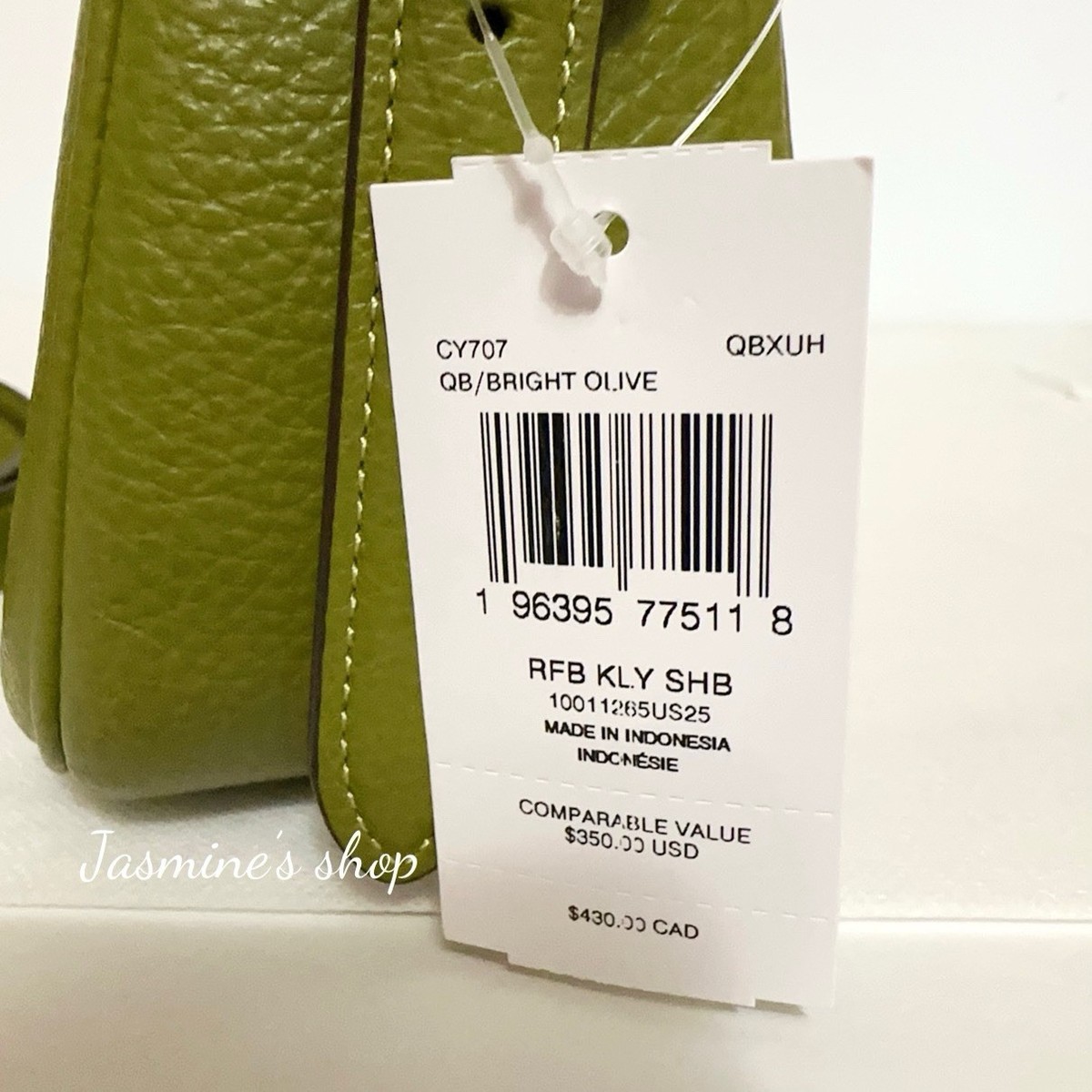 NWT Coach CY707 Kailey Shoulder/Crossbody Bag Refine Pebble