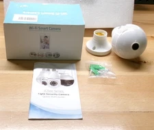 IcSee Series Lightbulb 360 Degree WiFi Camera