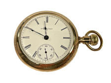 Antique 1901,  Elgin, #217, 15J, Mdl. 4, 18s, Open Face Pocket Watch, Works