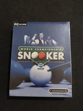 WORLD CHAMPIONSHIP SNOOKER PC CD ROM BIG BOX  ITALIANO ESP NUOVO SIGILLATO