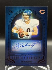 2025 Panini Silhouette Jim McMahon /3 Auto Bookends Chicago Bears