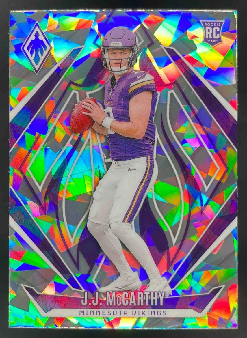 2024 Panini Phoenix Ice #185 J.J. McCarthy RC