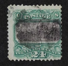 CKStamps: US Stamps Collection Scott#120 24c Pictorial Used Tiny Thin CV$600