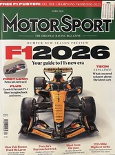 MOTOR SPORT MAGAZINE ISSUE APRIL 2026