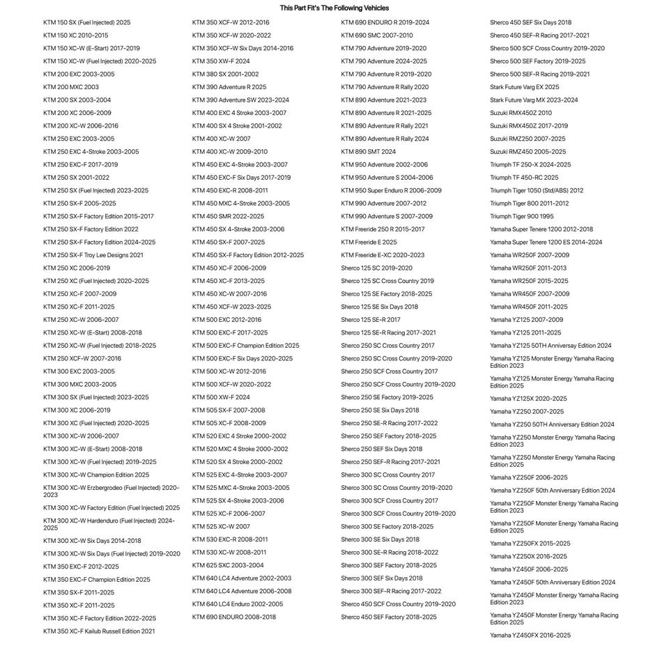 Tusk Chub 1 1/8 英寸 Big Bar CR 高弯黑色适用于 HUSQVARNA TXC 449 2012 — 第 3/4 张图片