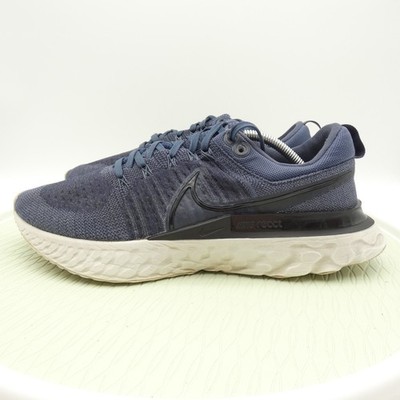 Nike React Infinity Run Flyknit 2 CT2357-401 Men 11.5 Running Shoes Blue Sneaker