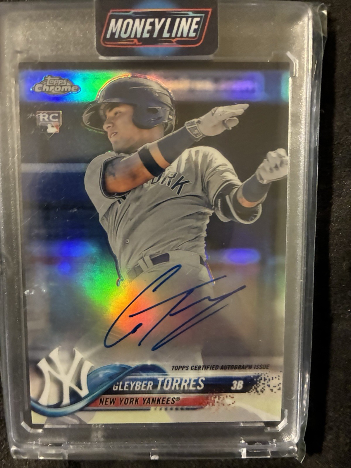 2018 Topps Chrome - Rookie Autographs Gleyber Torres #RA-GT Refractor /499