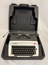Olympia B12 Manual Typewriter with Case Works Well Made in Japan Black White thumbnail