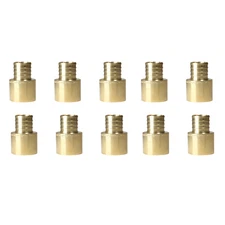 10 Pack XFITTING 1" Pex B X 1" Female Sweat Adapter, 1" Female Sweat Adapter