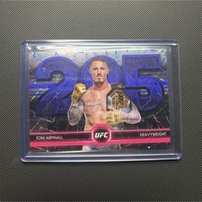 UFC Tom Aspinall Greetings From Heavyweight Trading Card 1/1 case hit 