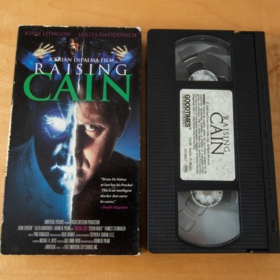 Raising Cain - GoodTimes (VHS-1998) Lithgow Video Tape Nerdhaven
