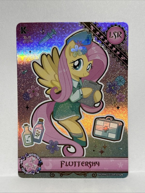 Fluttershy MLPME03-LSR-005L4-Kayou My Little Pony Card English LSR Moon 🌟🌟